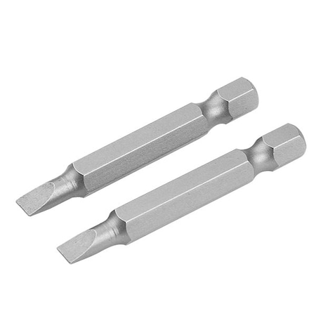 Wokin 2Pcs Slotted Screwdriver Bits Set .8Mm X 5.5Mm X 50Mm Industrial 210655